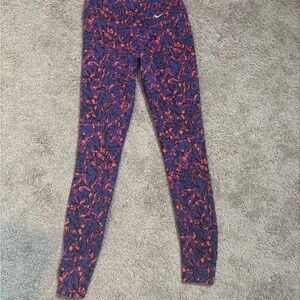 Nike Purple Print Leggings